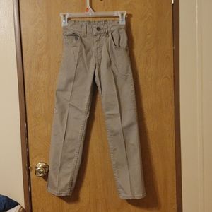 Boys Wrangler Khaki pants
